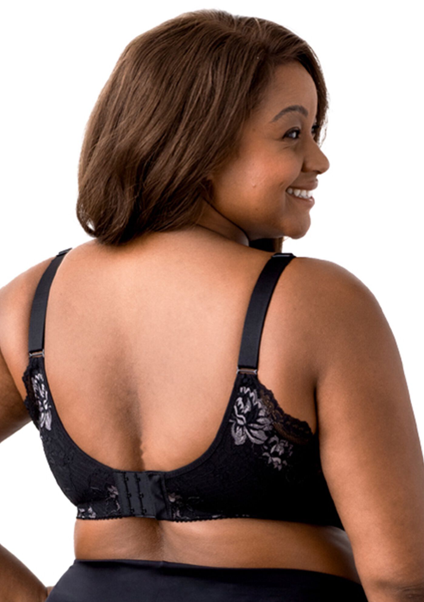Fancy Smooth Curves Softcup Bra, BLACK, on-hover image number 1