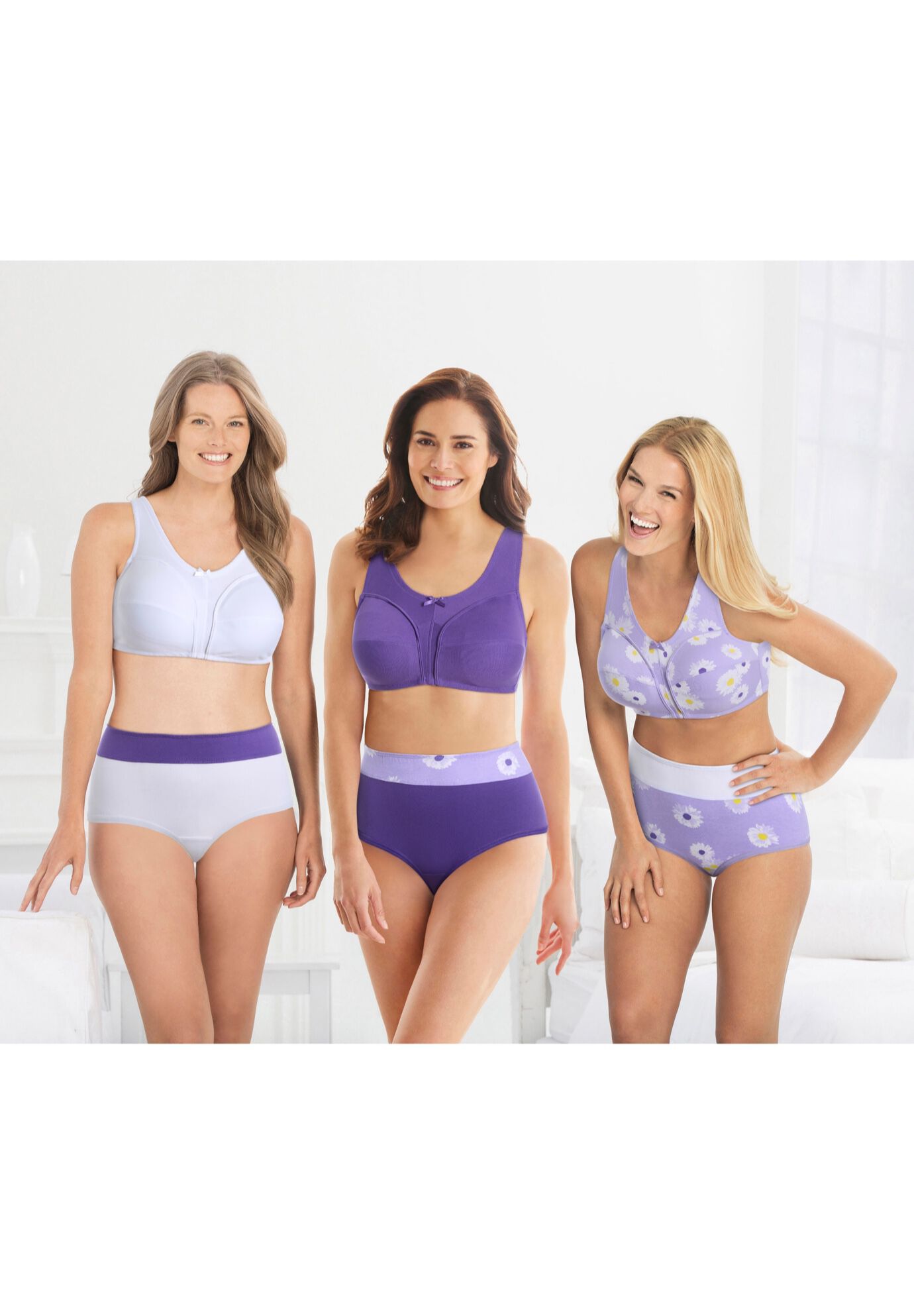 Full Coverage Stretch Cotton Color Block Brief 3-Pack, , alternate image number 6