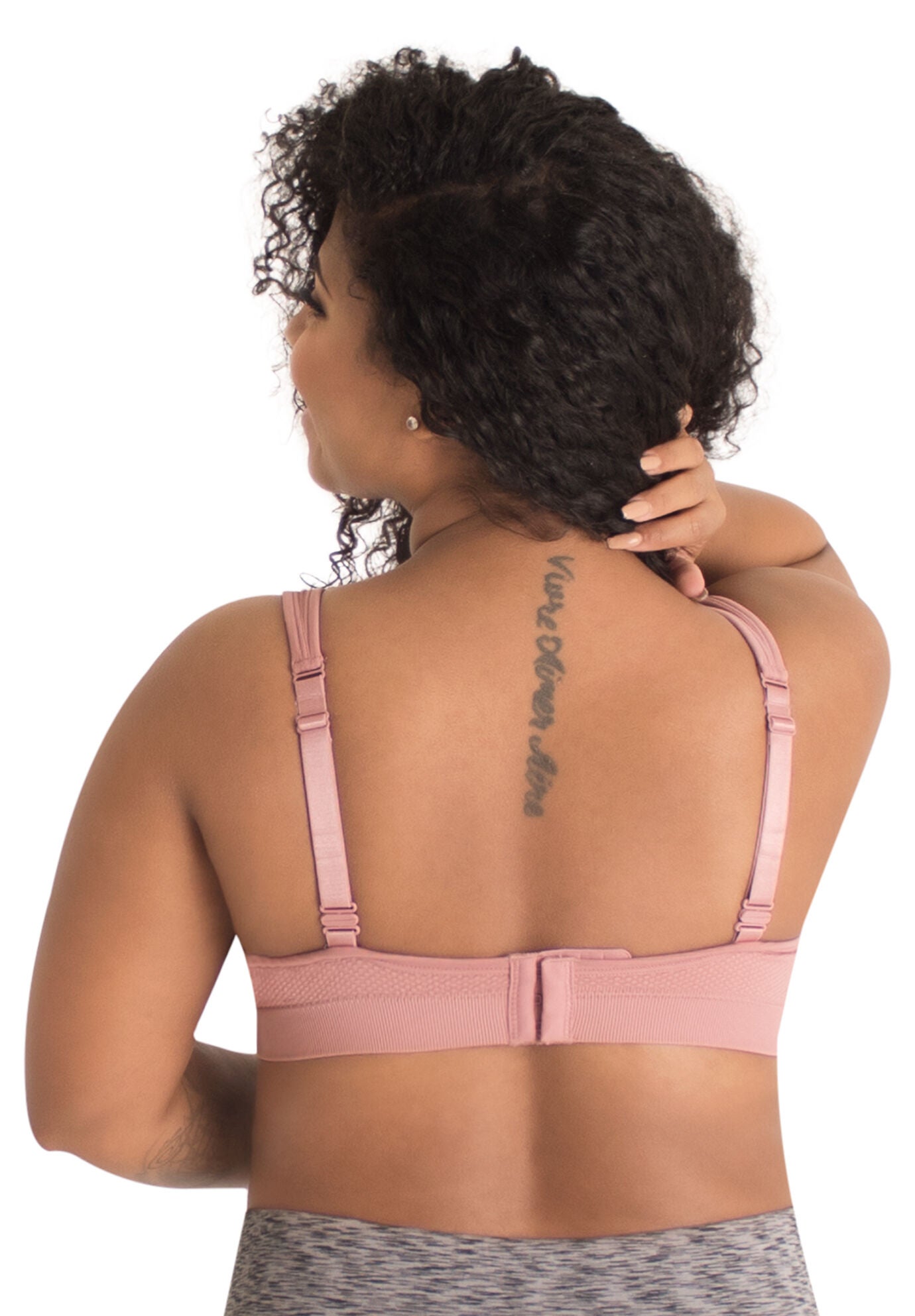 The Simone - Double Layer Seamless Cool Sports Bra Bra, , alternate image number 5