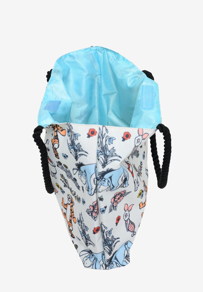Winnie The Pooh Rope Tote Bag All-Over Print Carry-On Travel Eeyore Piglet Tote Bag, , alternate image number 3