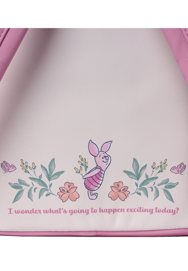 Loungefly x Disney Piglet Floral Mini Backpack Winnie the Pooh Pink, PINK, alternate image number 5