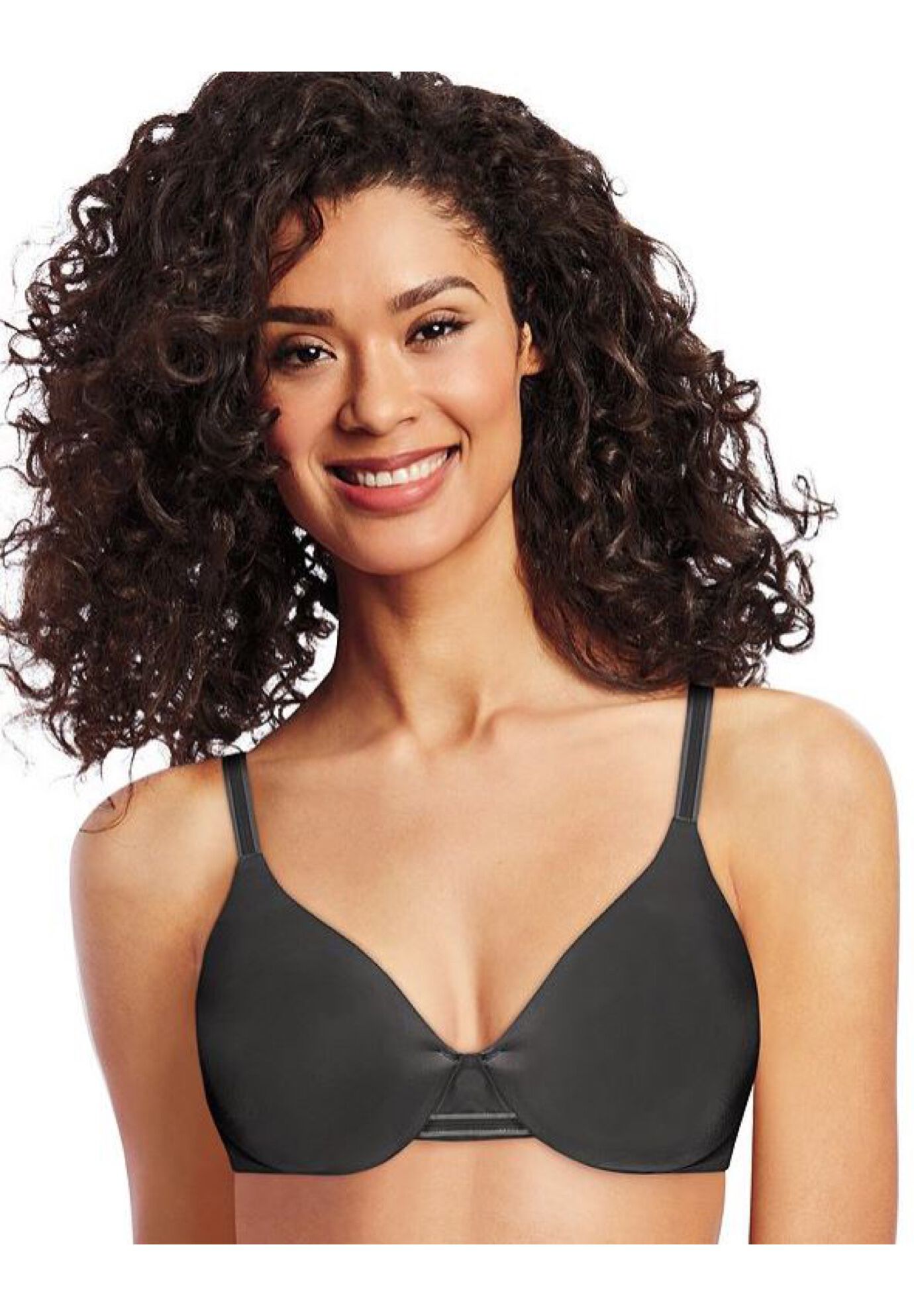 One Smooth U&reg; Smoothing & Concealing Underwire Bra DF3W11, BLACK, hi-res image number 0