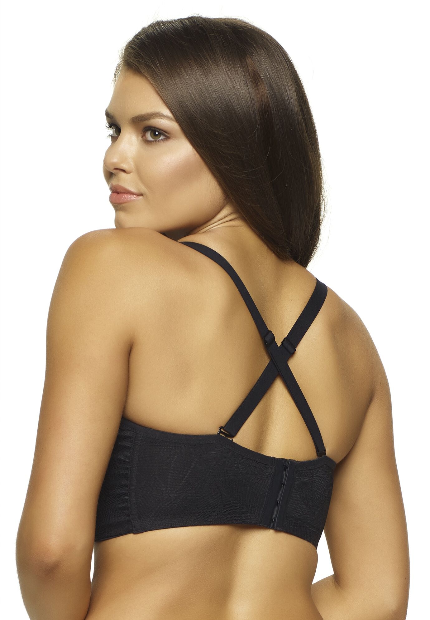 Delightful Seamless Unlined Lace Bandeau, , alternate image number 4