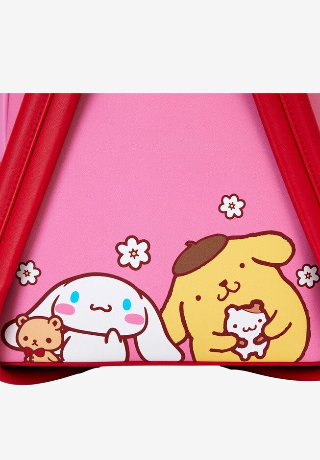 Loungefly x Sanrio Hello Kitty & Friends Mini Backpack Handbag Color Block, PINK, alternate image number null