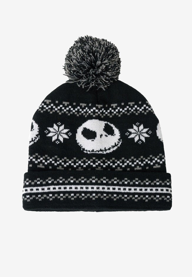 Nightmare Before Christmas Knit Beanie Hat & Touch Screen Gloves, , on-hover image number 1