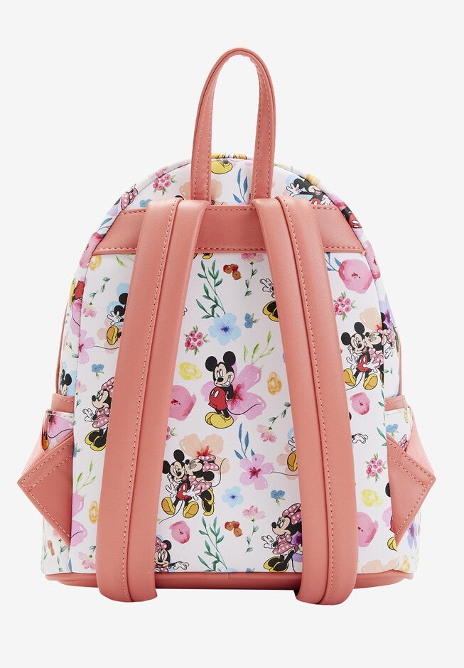 Loungefly X Disney Mickey & Minnie Mouse Floral Mini Backpack Handbag | Avenue Loungefly X Disney Mickey & Minnie Mouse Floral Mini Backpack Handbag | Avenue