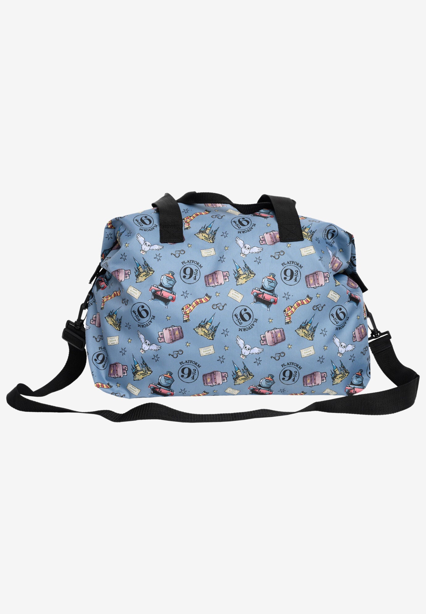 Harry Potter Icons Weekender Duffel Bag Travel Carry-On All-Over Print Hedwig, , on-hover image number 1