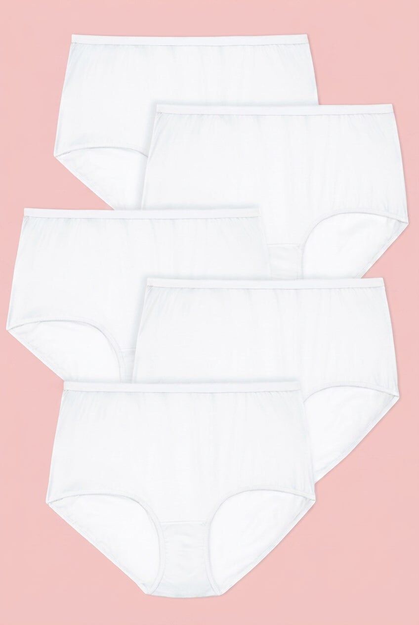 5-Pack Tag-free Full Coverage Cotton Brief