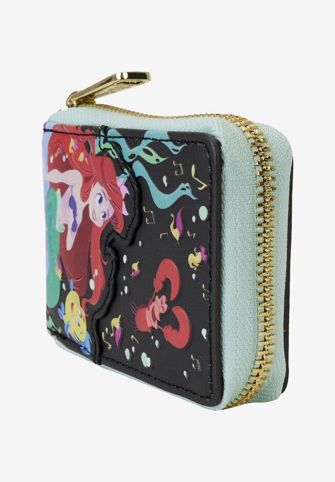 Loungefly X Disney The Little Mermaid Accordion Wallet, , alternate image number null