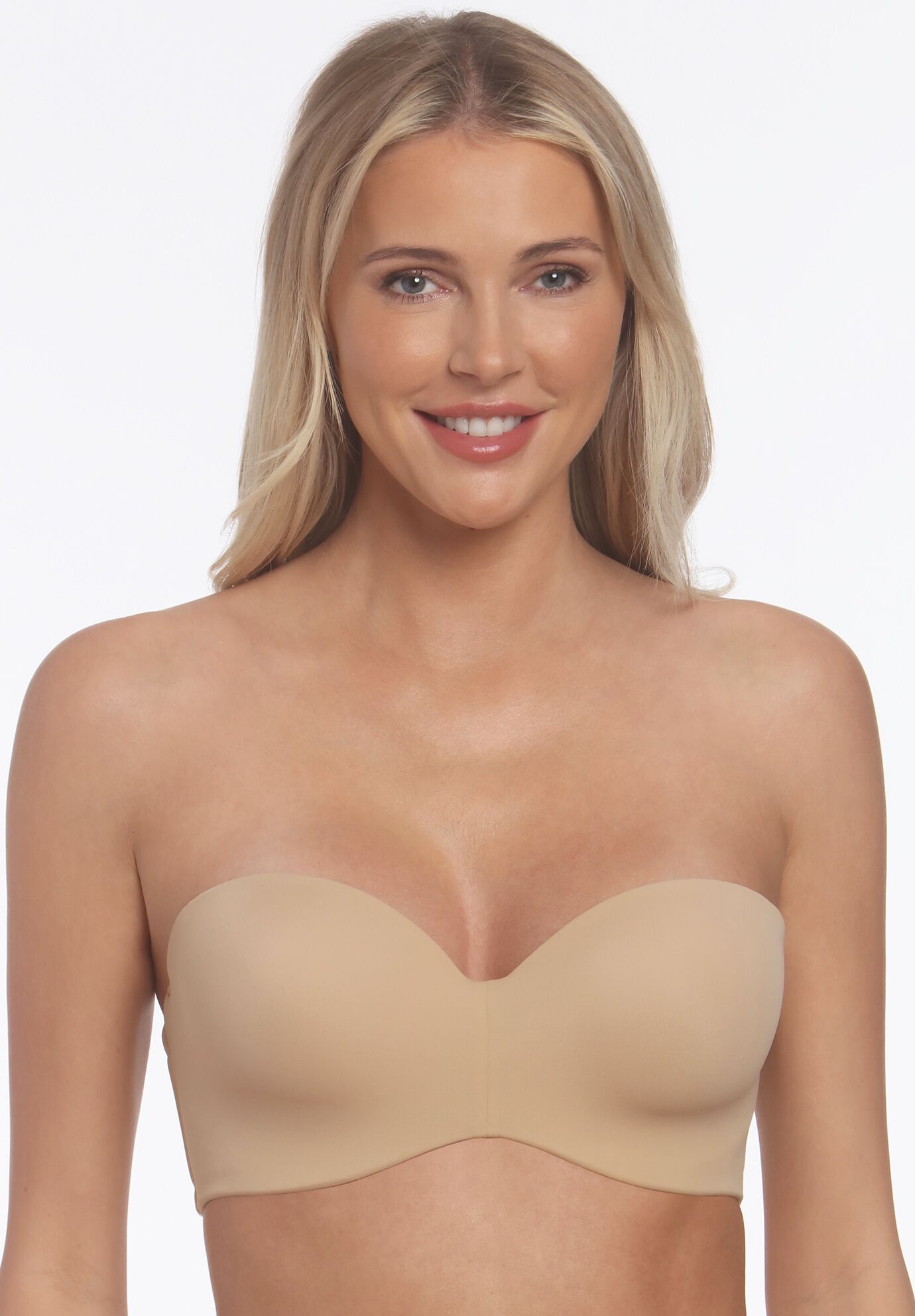 Bella Seamless Hidden Wire Strapless Bra, MOCHA, hi-res image number 0