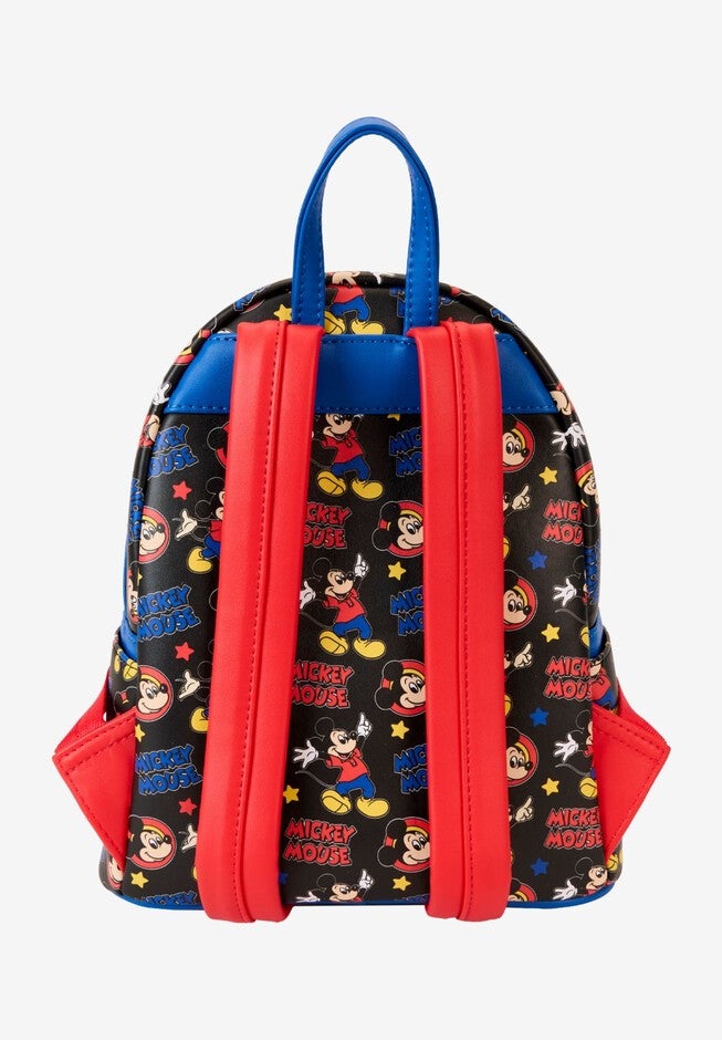 Loungefly x Disney Mickey And Friends Classic Mini Backpack, BLACK, alternate image number null