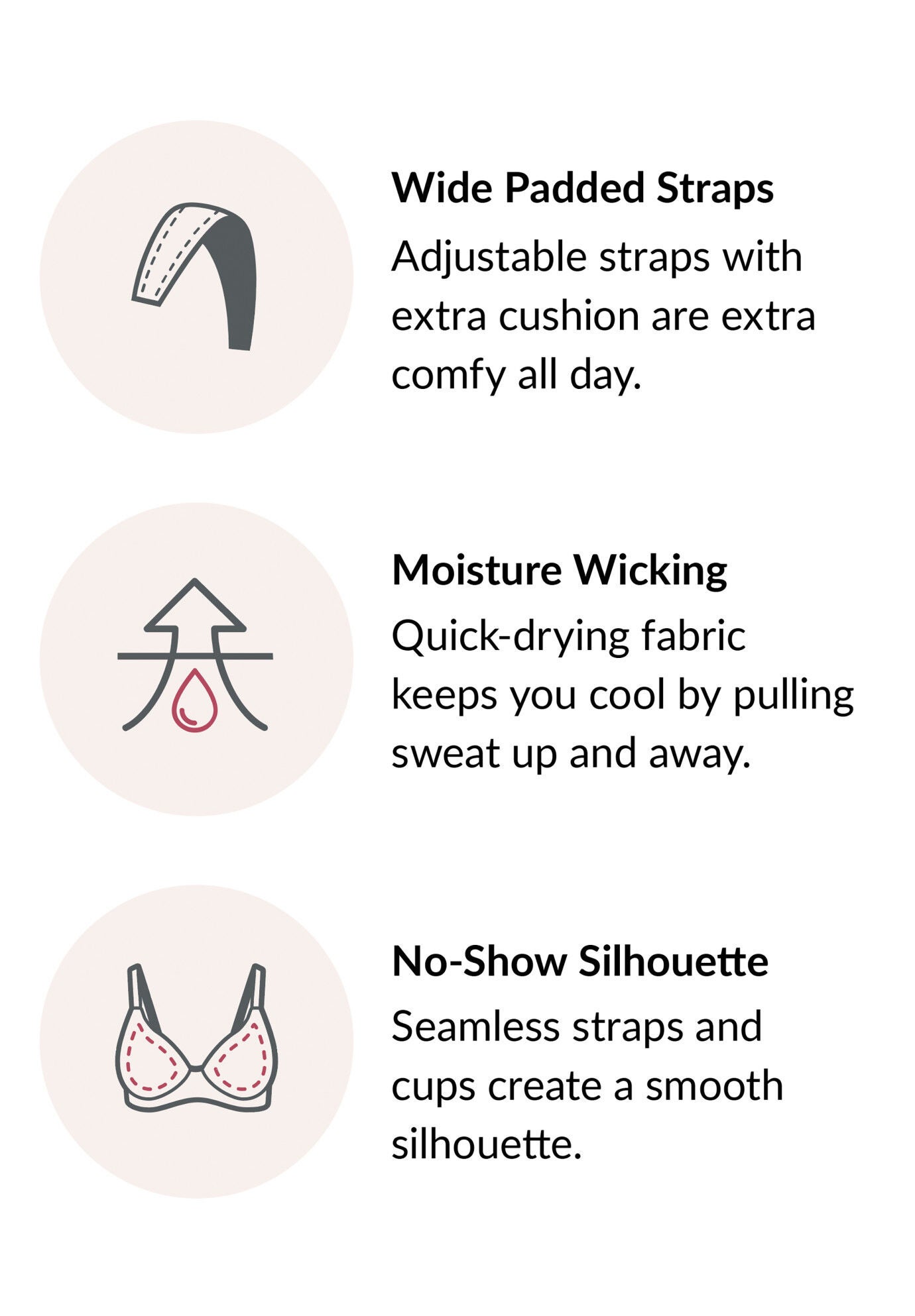 Full Figure Plus Size Magiclift Seamless T-Shirt Bra Wirefree #1080 Bra, , alternate image number 4