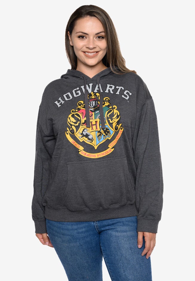 Harry Potter Hoodie Sweatshirt Hogwarts Crest Wizards, , alternate image number null