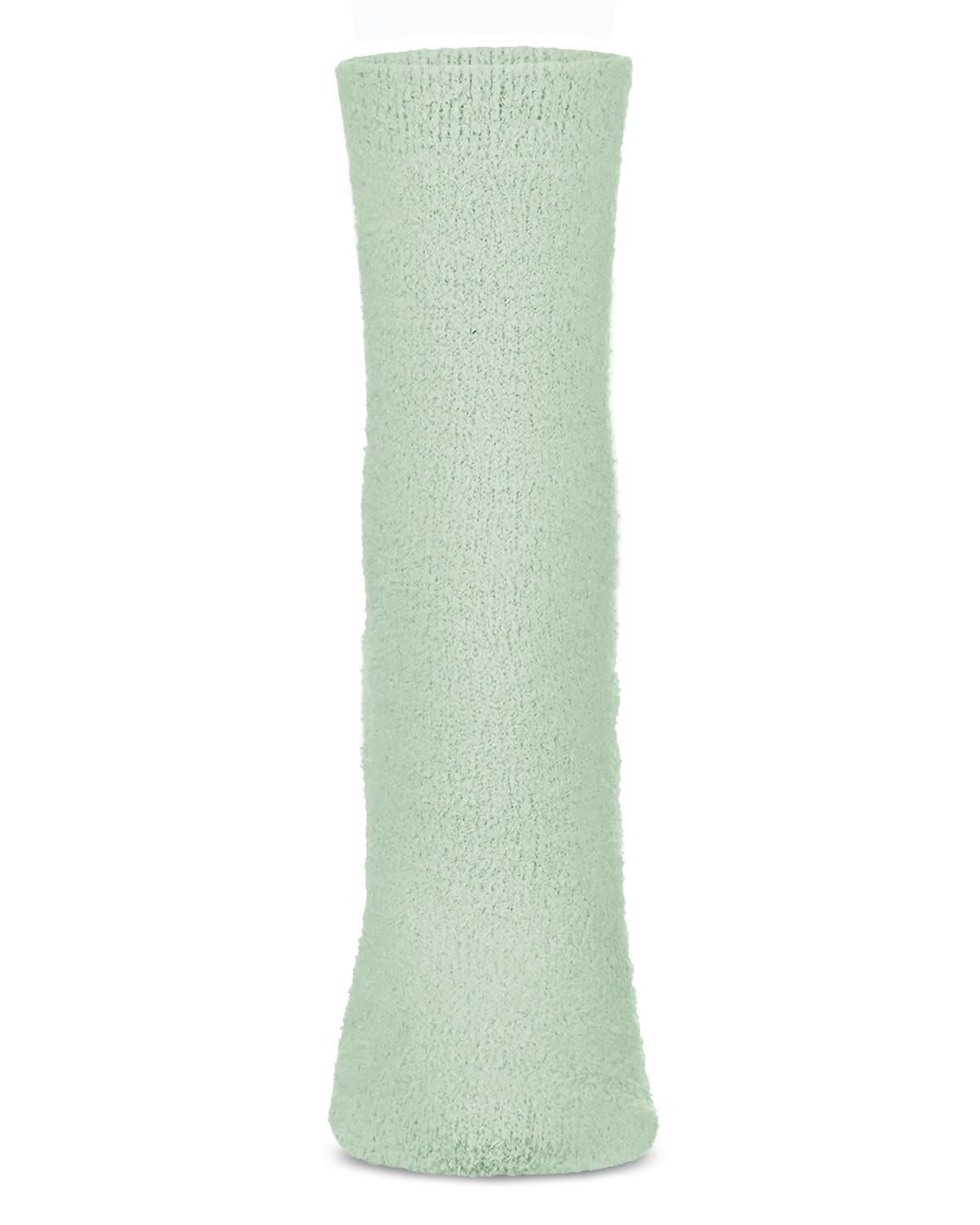 Women's Gel-Lined Solid-Color Citrus Scented Ankle Sock, GREEN, alternate image number 1