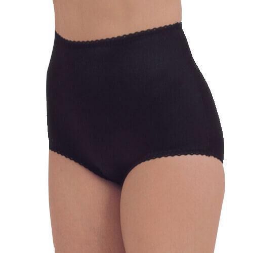 4way Stretch Full Coverage Panty, Light Shaping, BLACK, alternate image number 2