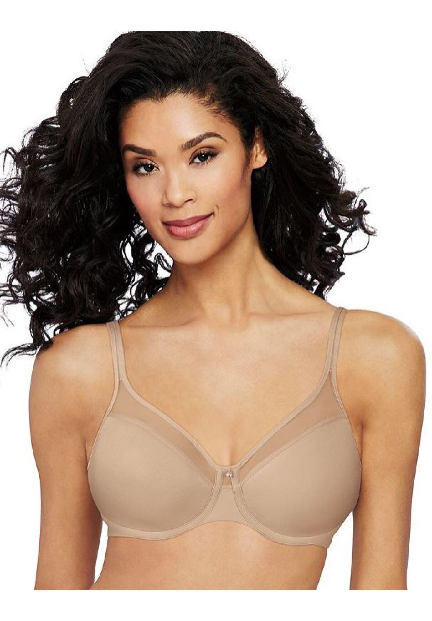 One Smooth U&reg; Ultra LightIllusion Neckline Underwire Bra DF3439, NUDE, hi-res image number 0