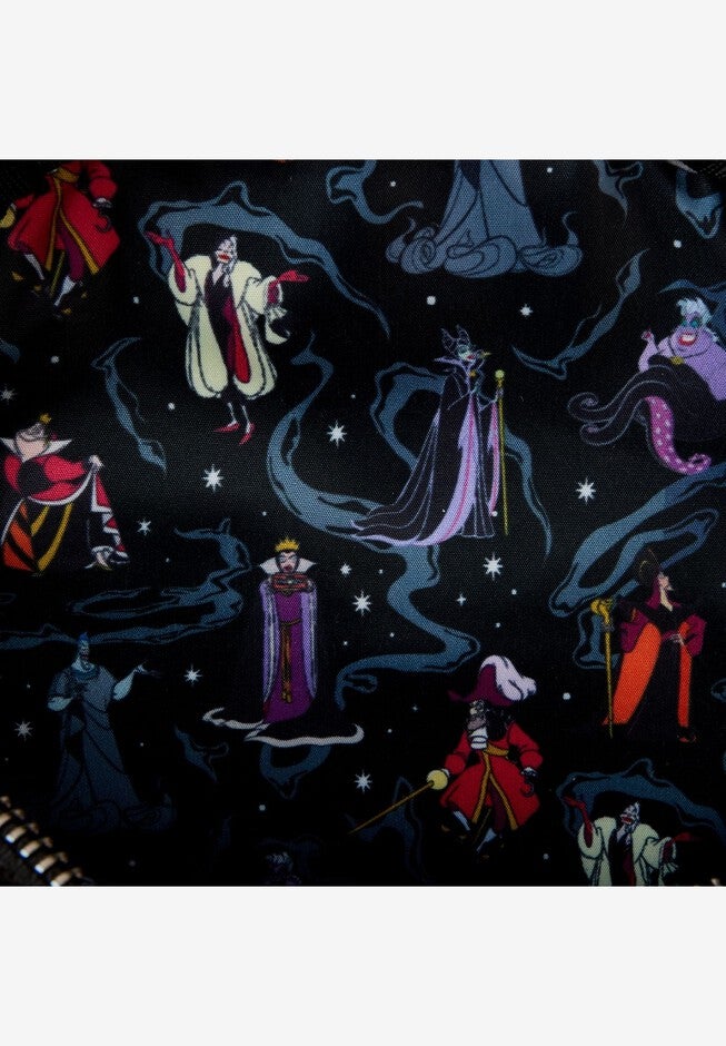 Loungefly x Disney Villains Maleficent Convertible Mini Backpack, BLACK, alternate image number null
