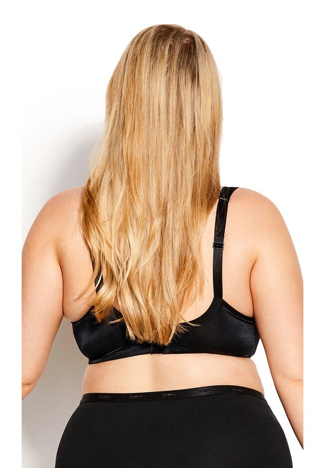 Lace Balconette Bra Contouring Floral Underwire Mesh Stretch Supportive, BLACK, on-hover image number null