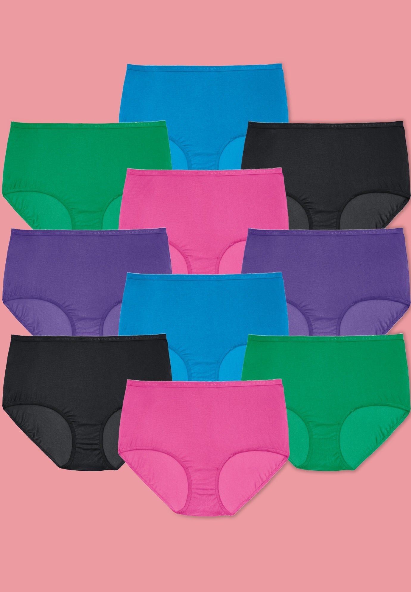 Full Coverage Cotton Brief 10-Pack