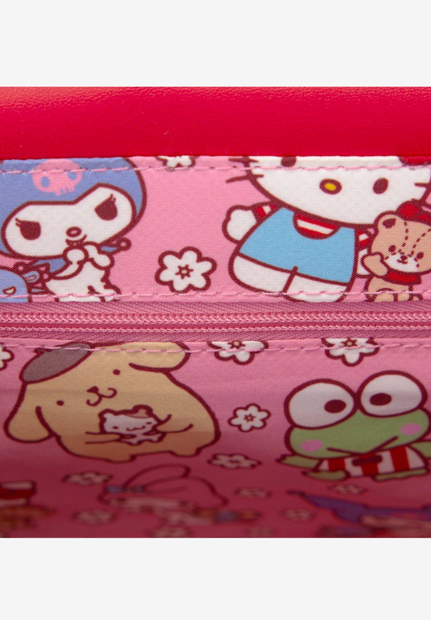 Loungefly x Sanrio Hello Kitty & Friends Crossbody Purse Color Block Bag, PINK, alternate image number 4