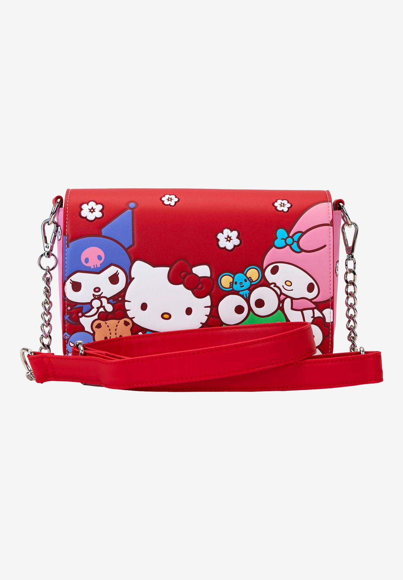 Loungefly x Sanrio Hello Kitty & Friends Crossbody Purse Color Block Bag, PINK, alternate image number 3