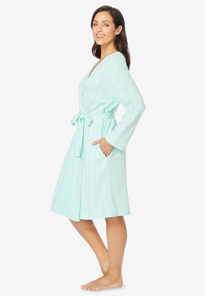 Pointelle Robe, , alternate image number null