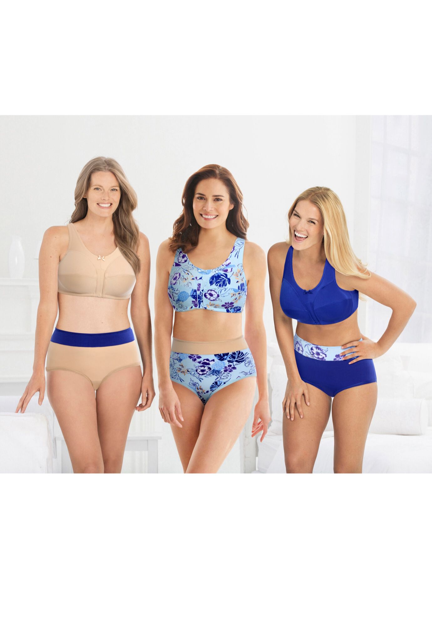 Full Coverage Stretch Cotton Color Block Brief 3-Pack, , alternate image number 10