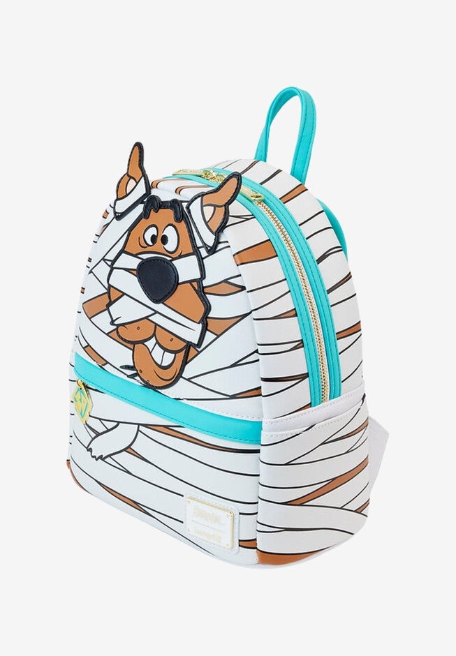 Loungefly x Warner Bros Scooby Doo Mummy Mini Backpack Shoulder Bag Halloween, WHITE, alternate image number null