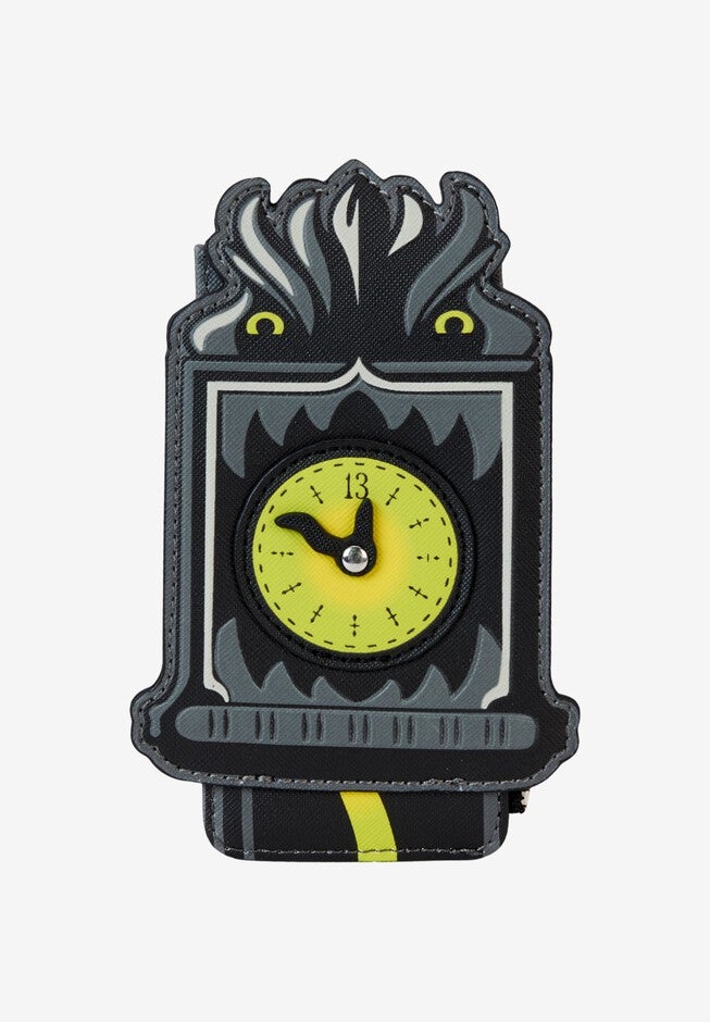 Loungefly x Disney Haunted Mansion Welcome Foolish Mortals Cardholder Wallet, BLACK, hi-res image number 0