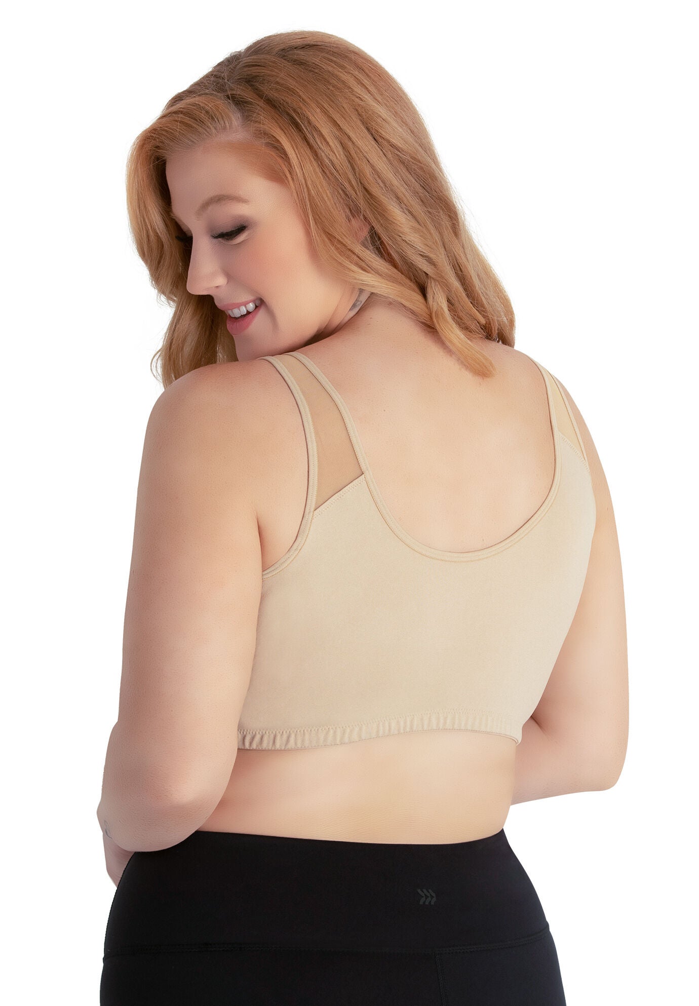 The Charlene Seamless Comfort Crossover with Mesh, , alternate image number 2