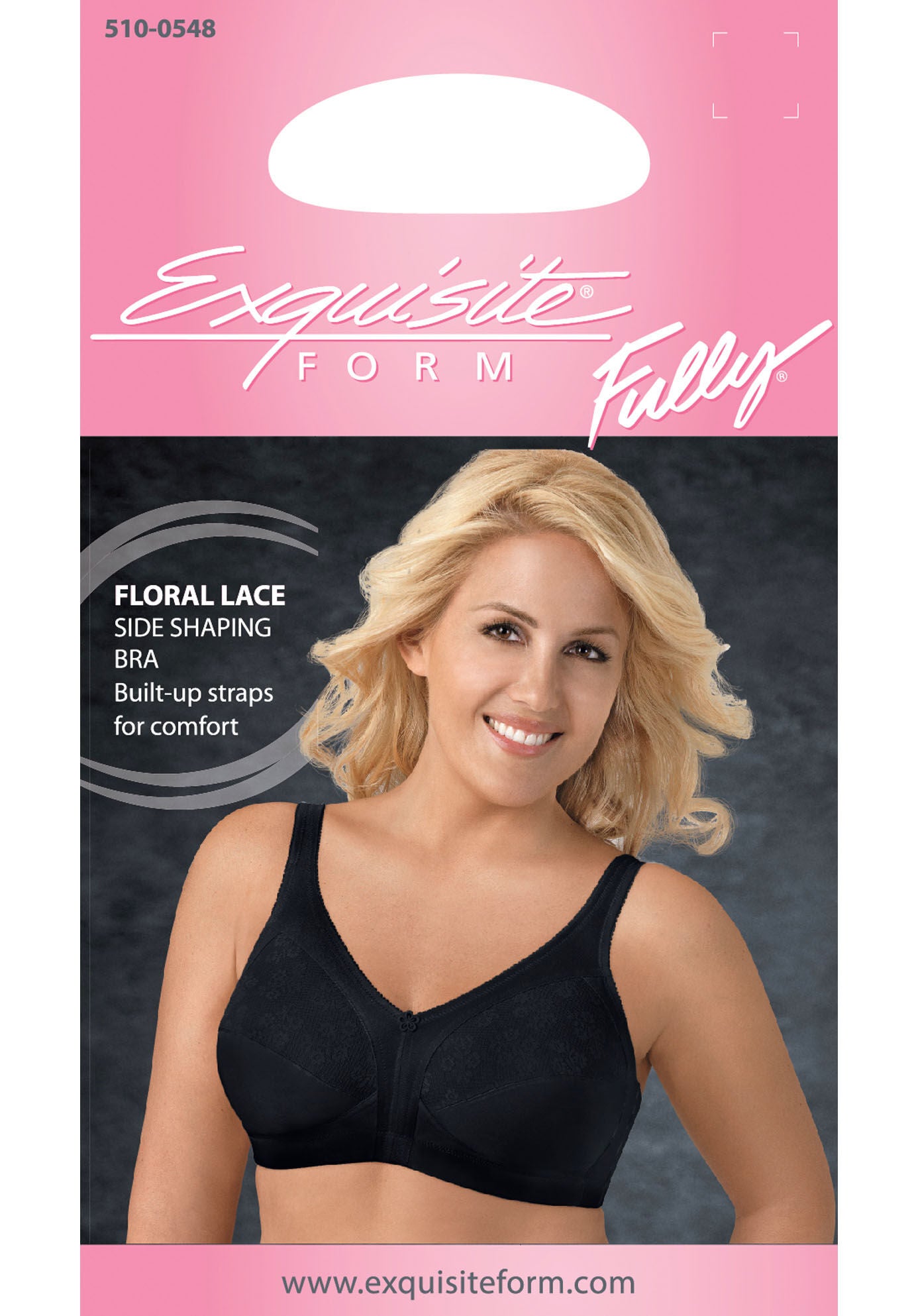 Fully® Side Shaping Lace Bra, , alternate image number 4