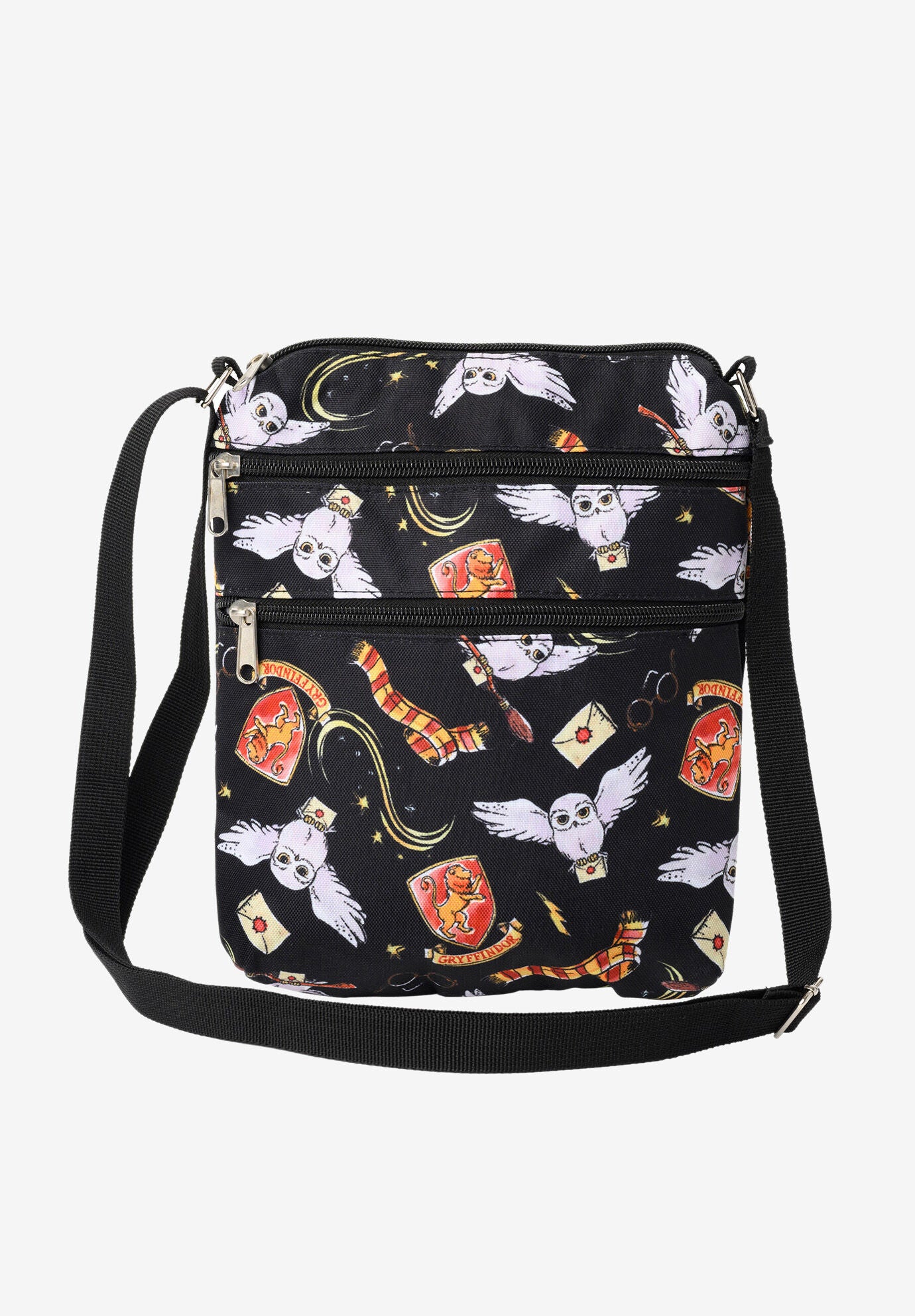 Harry Potter Gryffindor Hedwig Passport Bag Travel Crossbody Purse, , on-hover image number 1