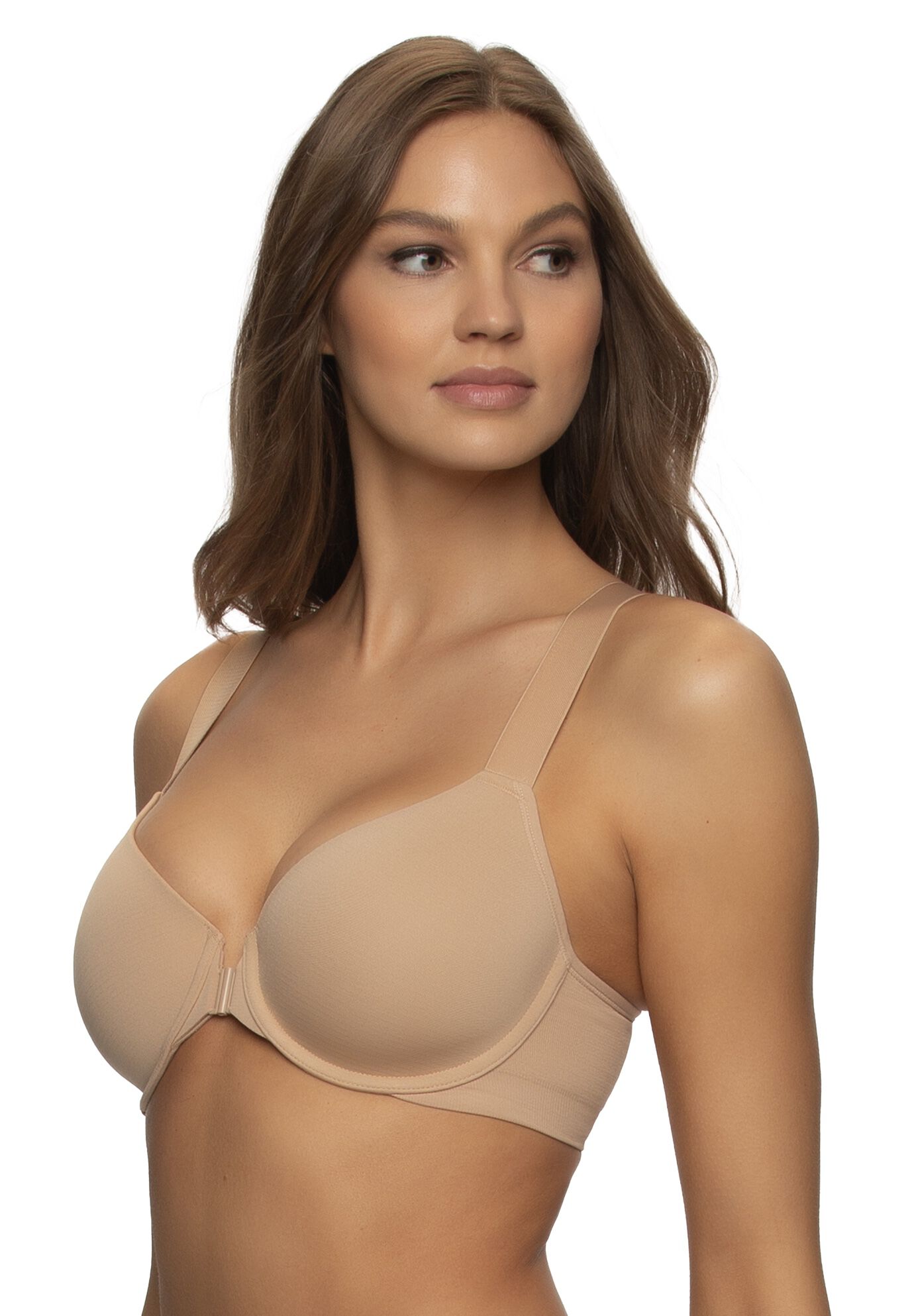 Utopia Front-Close Racerback T-Shirt Bra, , alternate image number 3