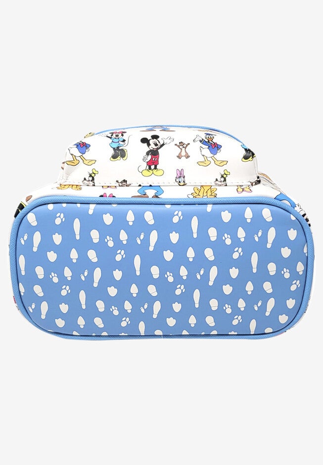 Loungefly X Disney Mickey & Friends Waving Mini Backpack Handbag White, , alternate image number 4