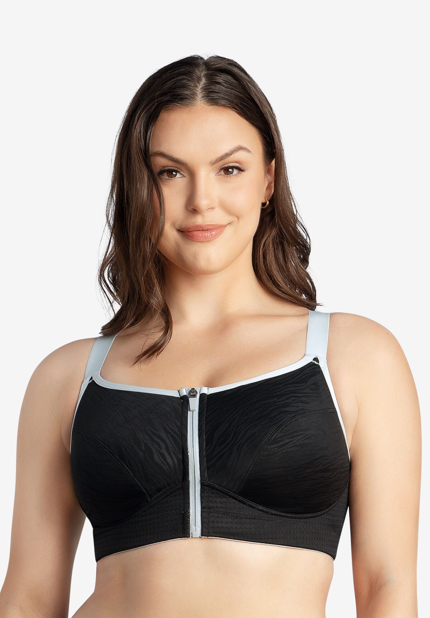 Bra with zipper in front shop