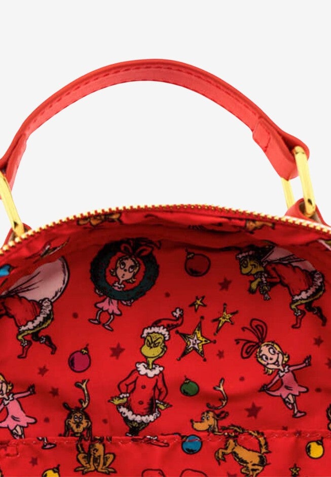 Loungefly x Dr. Seuss The Grinch Chimney Mini Backpack Christmas, WHITE, alternate image number null