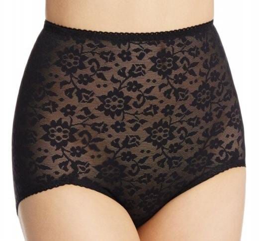 Firm Lace Panty Brief, BLACK, hi-res image number 0