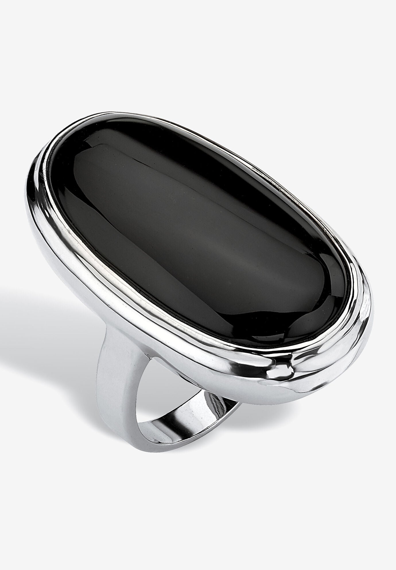 Onyx cabochon ring clearance