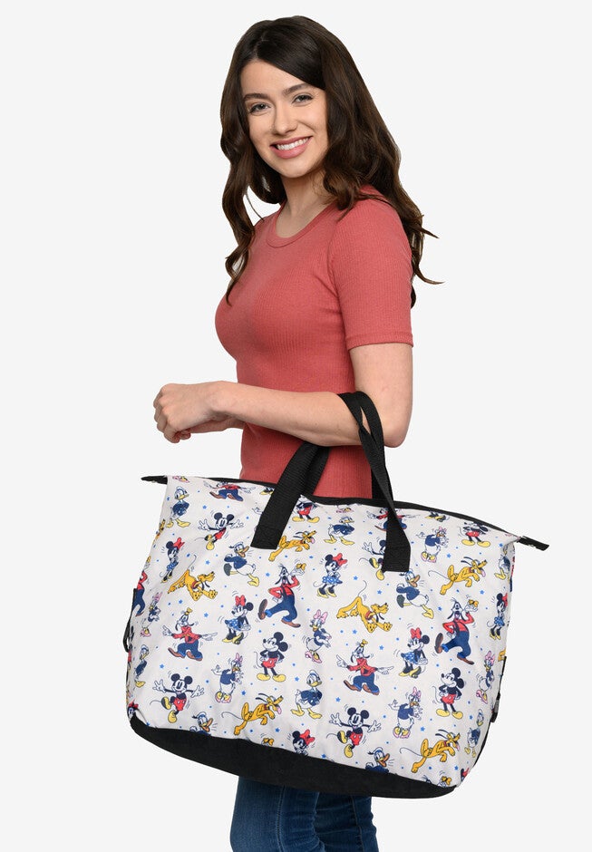 Mickey Mouse & Friends Weekender Duffel Bag Travel Carry-On Minnie Goofy, , alternate image number 6