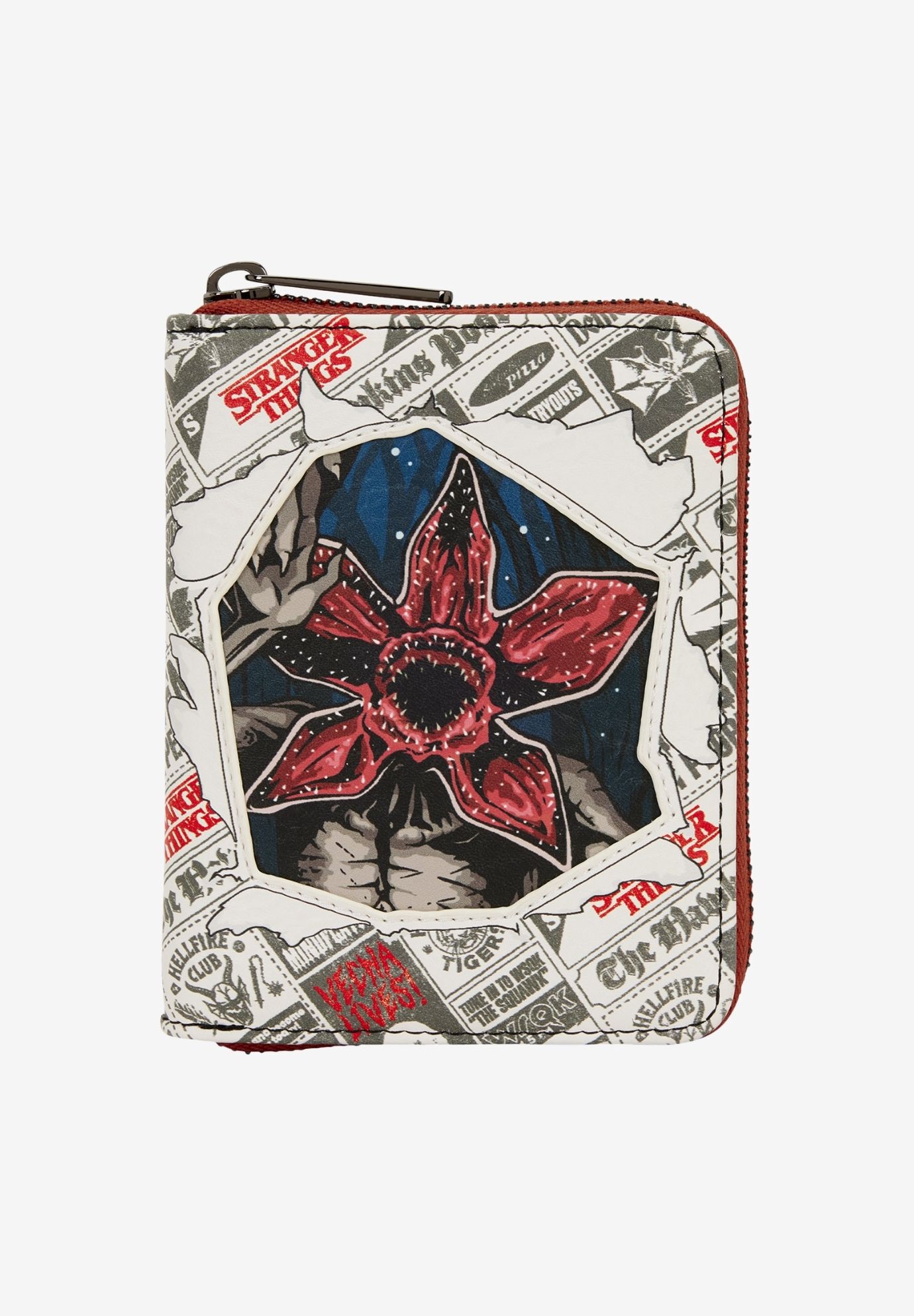 Loungefly x Stranger Things 5 Zip Around Wallet, WHITE, hi-res image number 0