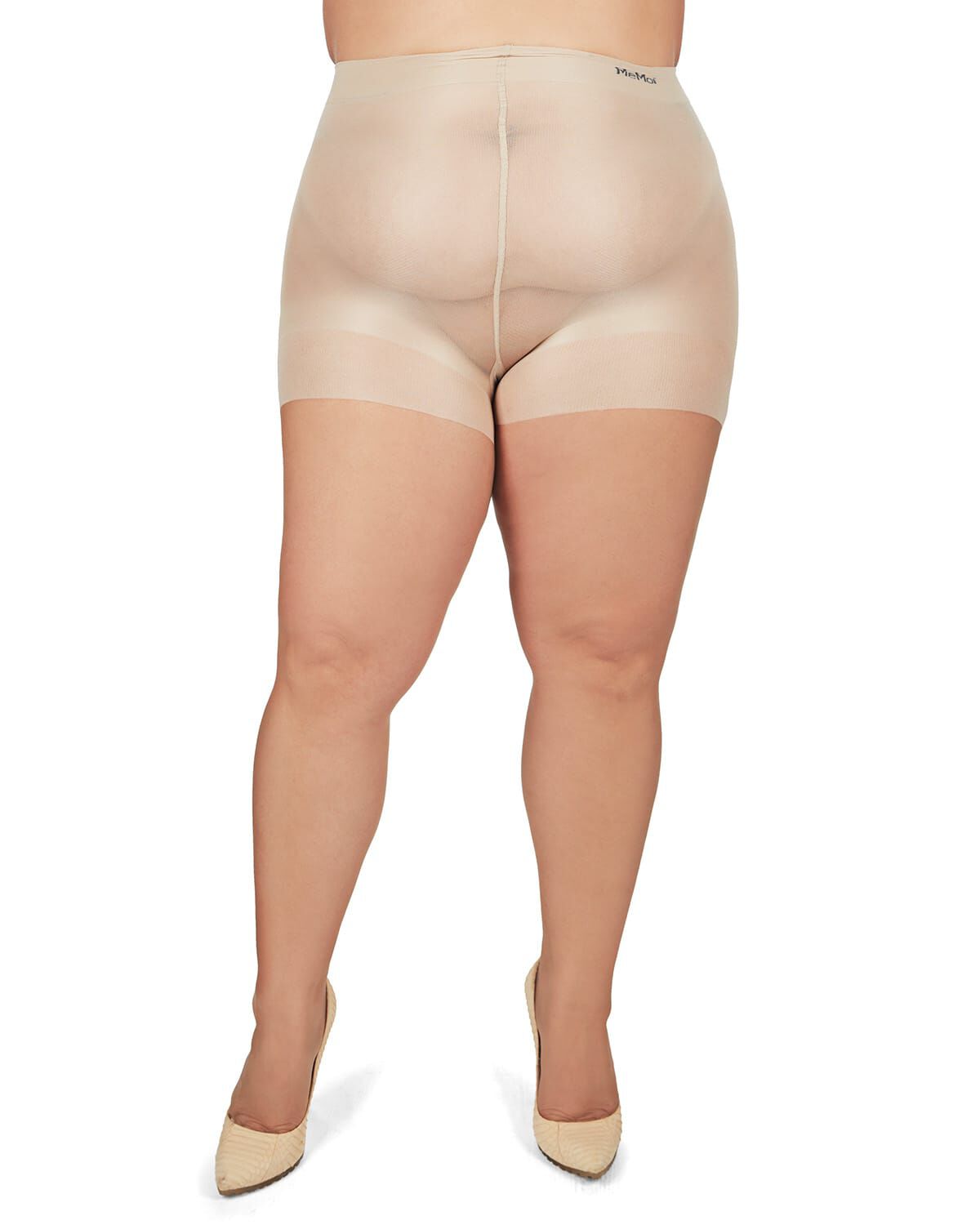 Women's Curvy All Day Sheer Control Top Pantyhose, CITY BEIGE, alternate image number 1