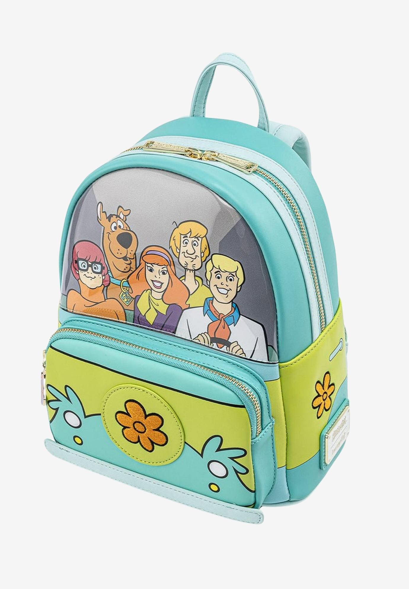 Loungefly x Scooby Doo Mystery Machine Mini Backpack Shoulder Bag Purse, BLUE, alternate image number 2
