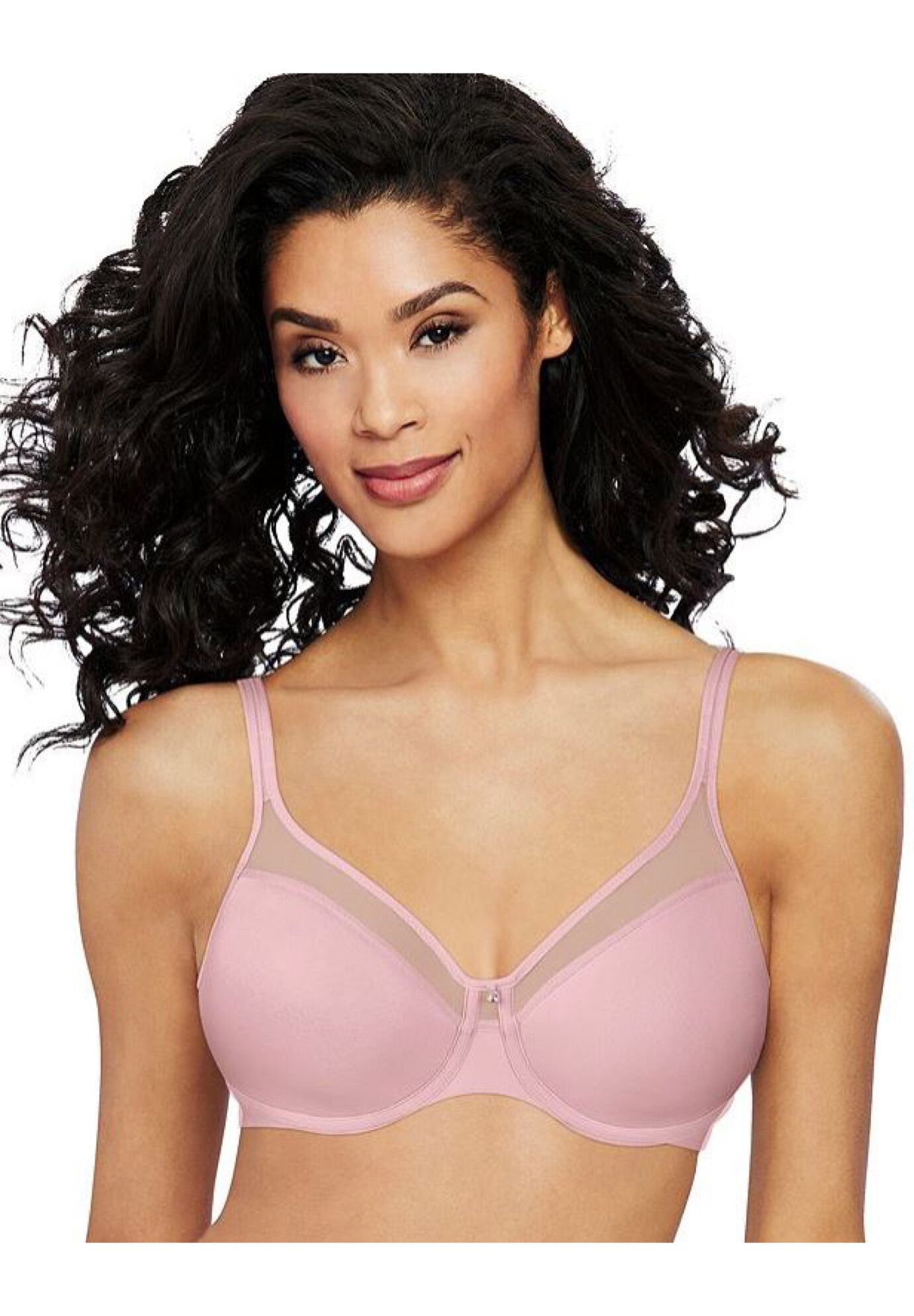 One Smooth U® Ultra LightIllusion Neckline Underwire Bra DF3439, HUSH PINK, hi-res image number 0