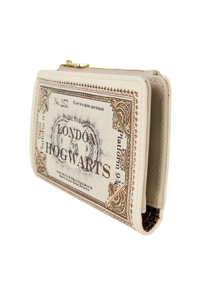 Loungefly x Harry Potter Hogwarts Express Wallet Zip Around, BEIGE, alternate image number 3