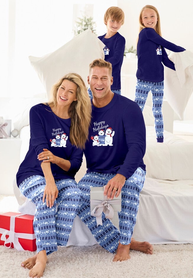 Navy Bear Isle Family PJ Set, , hi-res image number null