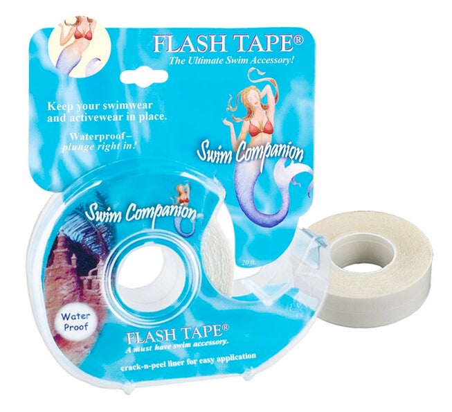 swim companion flash tape, CLEAR, hi-res image number null