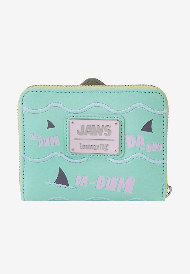 Loungefly x Universal Studios Jaws Zip Around Wallet, BLUE, alternate image number null