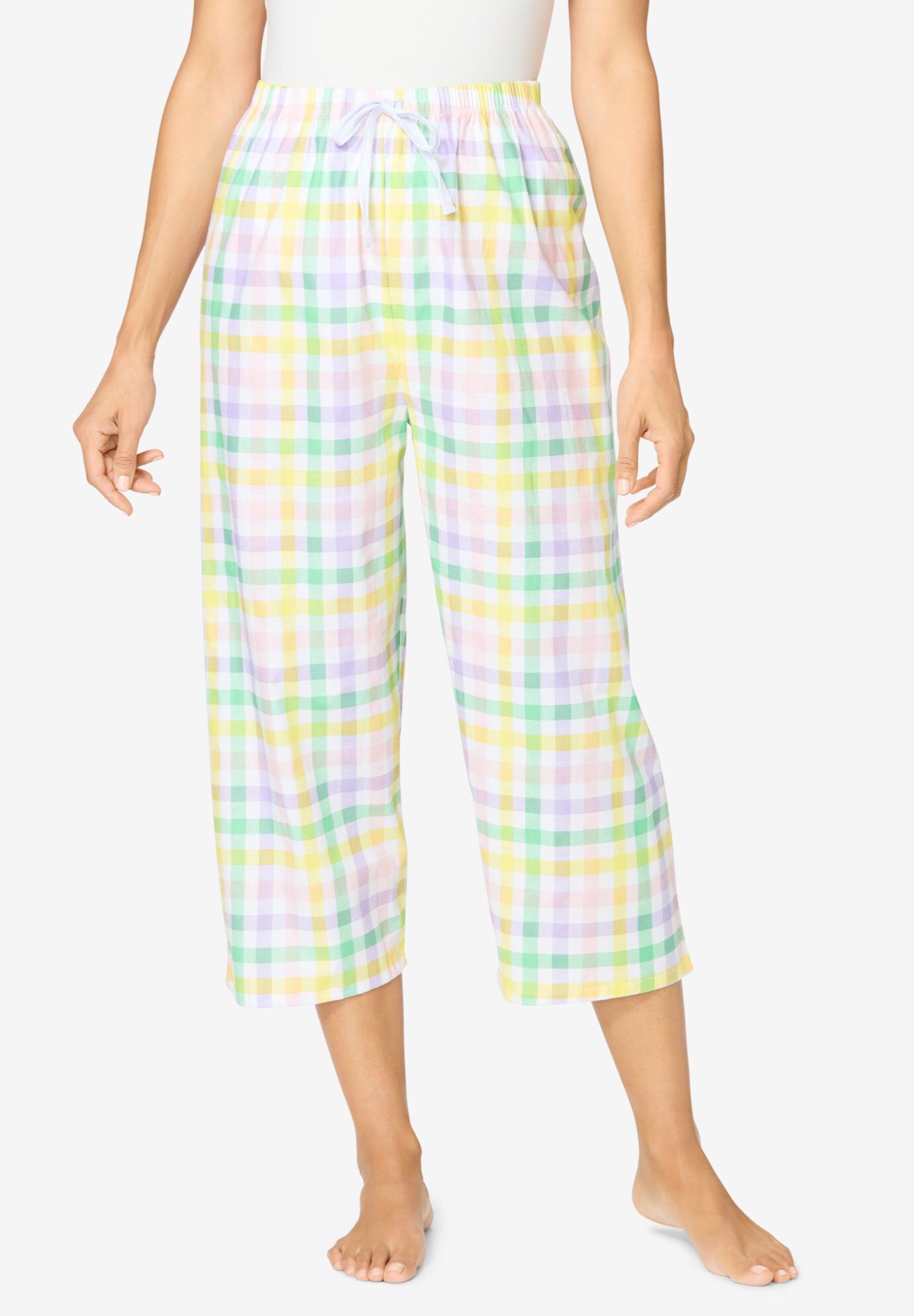 Woven Sleep Capri Pant