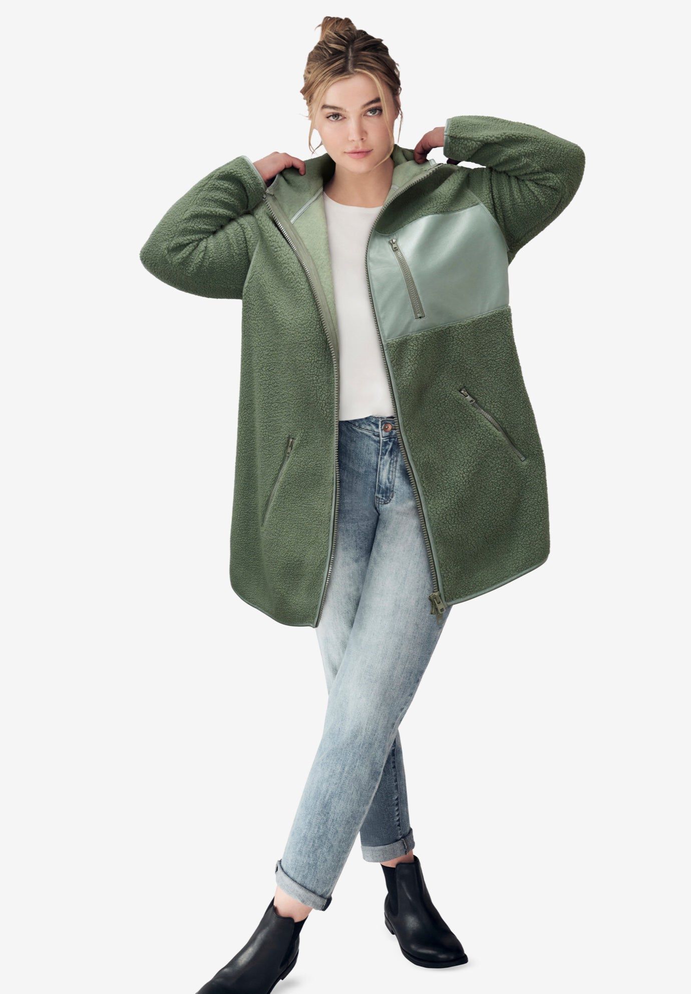 Wrap Jacket With Whipstitch Trim | Avenue