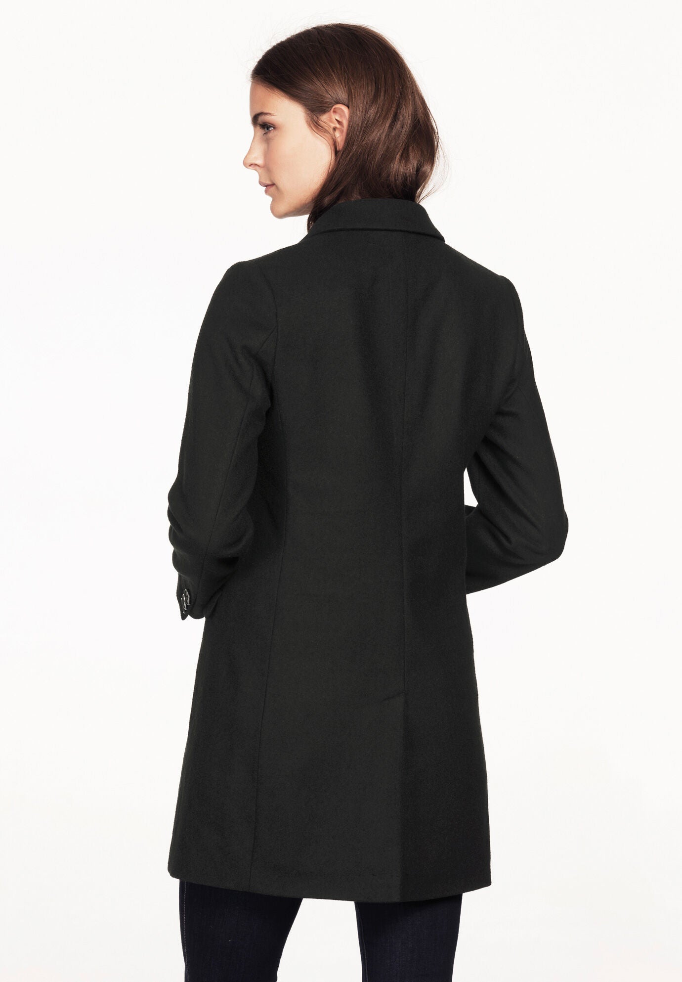 Long Wool Blend Blazer, , alternate image number 2